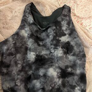 Athleta Women's Black and Gray Top